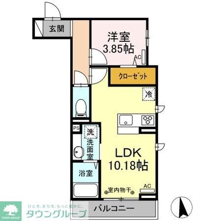 Blancheneige A棟の物件間取画像